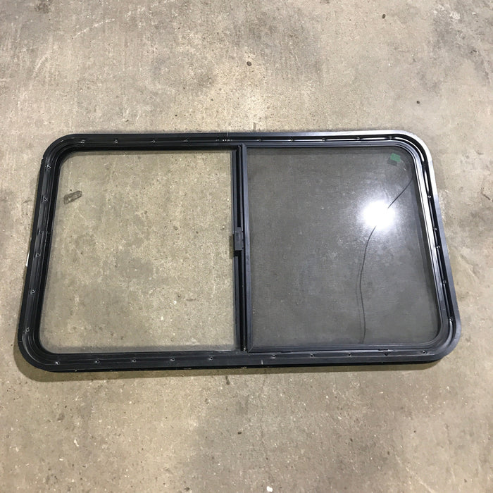 Used Black Radius Opening Window : 45.5" x 25.5" x 1.875"