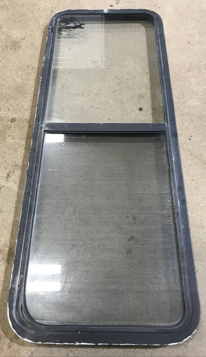 Used Black Radius Opening Window : 60" W x 21 1/2" H x 1 7/8" D