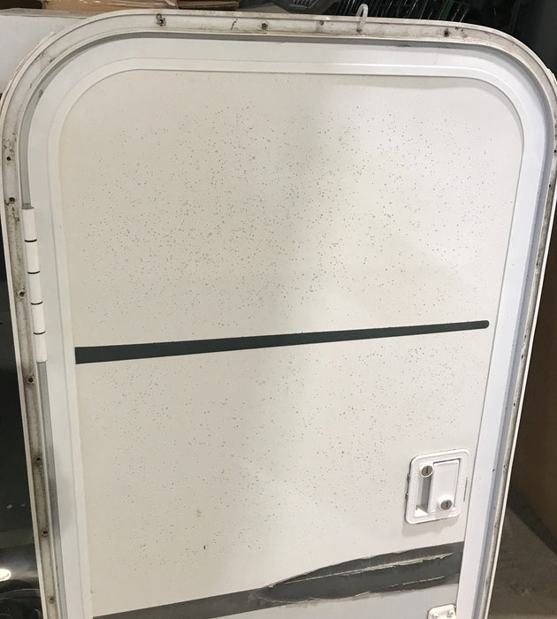Used Radius Storage/ Teardrop Trailer Entry Door 44" x 22" x 1 1/2" D