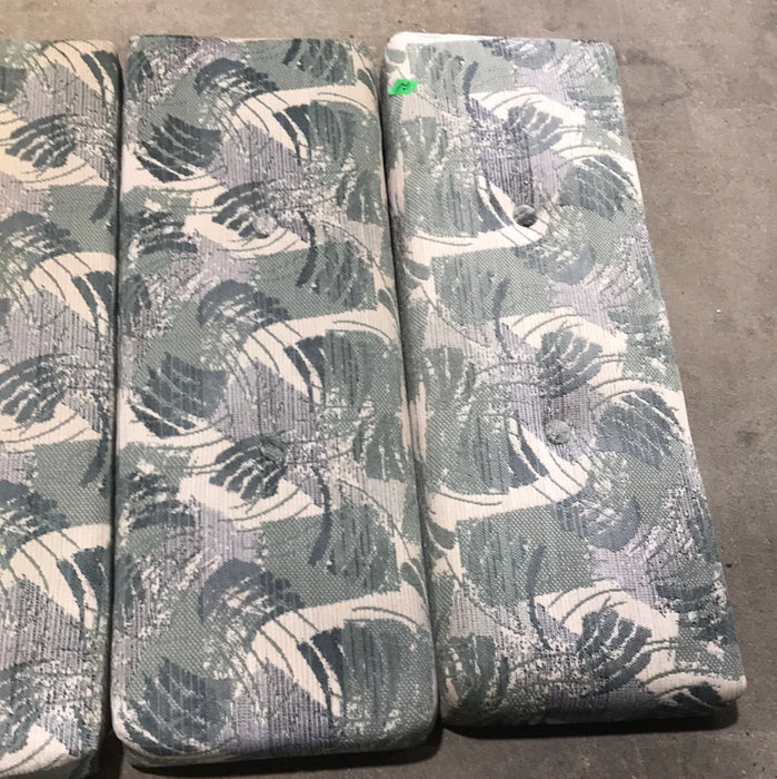 USED Dinette Cushion Set- 4 piece 2 @ 37" X 22" X 4" D, 2 @ 37" X 13" X 4" D