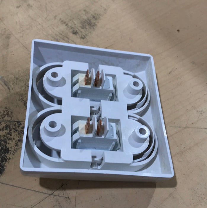 Used 12v RV Double Light Switch