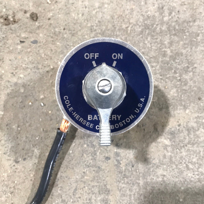 USED Battery Disconnect Switch SINGLE POLE OFF-ON 6-36VDC W/LEVER