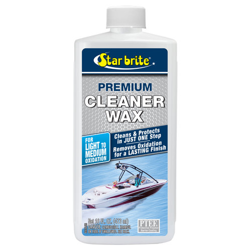 Star Brite Premium Marine Wax Liquid 16 Ounce Bottle; Single - 089616P