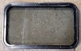 Used Black Radius Non Opening Window : 29 1/2" W x 17 1/2" H x 1 7/8" D - Young Farts RV Parts