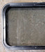 Used Black Radius Non Opening Window : 29 1/2" W x 17 1/2" H x 1 7/8" D - Young Farts RV Parts