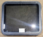 Used Black Radius Emergency Opening Window : 29 1/4" W x 25 1/4" H x 1 7/8" D - Young Farts RV Parts