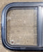 Used Black Radius Opening Window : 23 1/4" W x 14 1/4" H x 1 1/4" D - Young Farts RV Parts