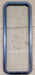 Used Black Radius Non Opening Window : 17 1/4" W x 47 1/4" H x 1" D - Young Farts RV Parts