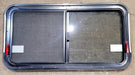Used Black Radius Emergency Opening Window : 41 1/4" W x 21 1/2" H x 1 1/4" D - Young Farts RV Parts