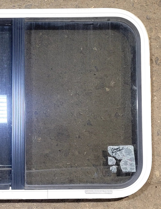 Used White Radius Opening Window : 30 1/4" W x 21 3/4" H x 1 3/4" D