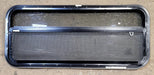 Used Black Radius Opening Window : 41 1/4" W x 17 1/4" H x 1 1/8" D - Young Farts RV Parts