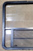 Used Black Radius Opening Window : 36 1/2" W x 37 1/2" H x 1 5/8" D - Young Farts RV Parts