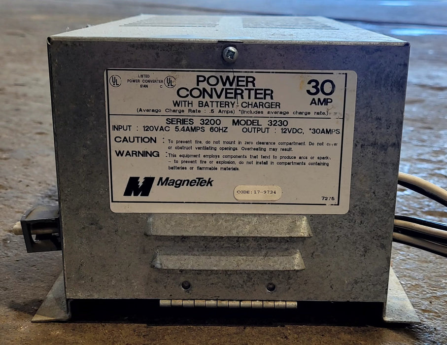 Used 30 AMP Magnetek Power Converter Model 3230