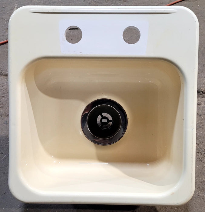 Used Single Kitchen Sink 13 1/4” W x 14” L