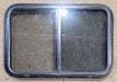 Used Black Radius Opening Window : 29 3/4" W x 19 3/4" H x 1 3/4" D - Young Farts RV Parts