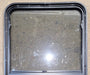 Used Black Radius Opening Window : 25 3/4" W x 41 3/4" H x 1 7/8" D - Young Farts RV Parts