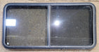 Used Black Radius Opening Window : 47 3/4" W x 23 3/4" H x 1 7/8" D - Young Farts RV Parts