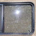 Used Black Radius Opening Window : 47 3/4" W x 23 3/4" H x 1 7/8" D - Young Farts RV Parts