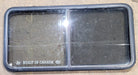 Used Black Radius Opening Window : 47 3/4" W x 23 3/4" H x 1 7/8" D - Young Farts RV Parts
