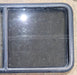 Used Black Radius Opening Window : 47 3/4" W x 23 3/4" H x 1 7/8" D - Young Farts RV Parts