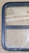 Used Black Radius Opening Window : 25 1/2" W x 25 1/2" H x 1 3/4" D - Young Farts RV Parts