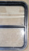 Used Black Radius Opening Window : 25 1/2" W x 25 1/2" H x 1 3/4" D - Young Farts RV Parts