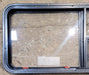 Used Black Radius Emergency Opening Window : 47 1/2" W x 21 1/4" H x 1 3/4" D - Young Farts RV Parts