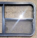 Used Black Radius Emergency Opening Window : 47 1/2" W x 21 1/4" H x 1 3/4" D - Young Farts RV Parts