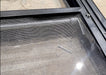 Used Black Radius Emergency Opening Window : 47 1/2" W x 21 1/4" H x 1 3/4" D - Young Farts RV Parts