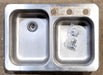 Used RV Double Kitchen Sink  24” W x 17” L - Young Farts RV Parts