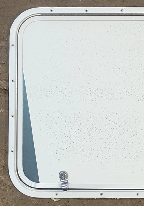 Used Radius Cornered Cargo Door 25 7/8" x 19 7/8" x 1/2"D - Young Farts RV Parts