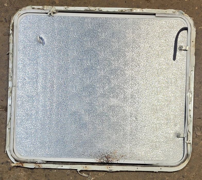 Used Radius Cornered Cargo Door 29 7/8" x 25 7/8" x 1/2"D - Young Farts RV Parts