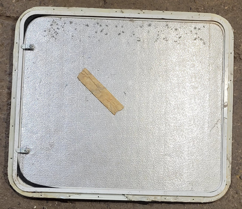Used Radius Cornered Cargo Door 29 7/8" x 25 7/8" x 1/2"D - Young Farts RV Parts