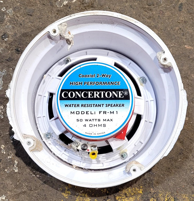 Used Concertone Water Resistant Speaker - FR-M1 - Young Farts RV Parts