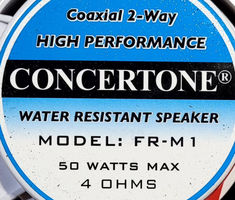 Used Concertone Water Resistant Speaker - FR-M1 - Young Farts RV Parts