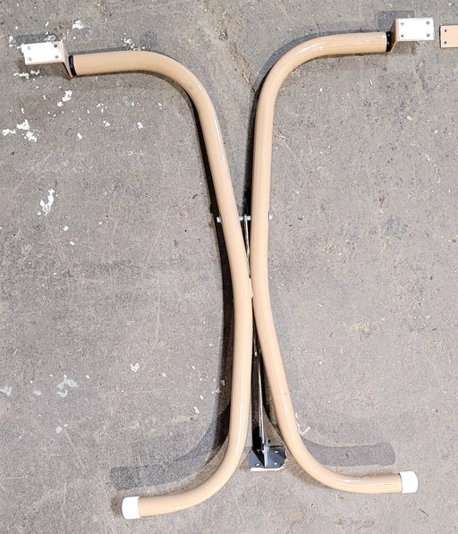 Used RV Folding Table Leg Set 25 1/4" H- TAN COLOR - Young Farts RV Parts