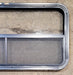 Used Black Radius Opening Window : 41 1/4" W x 21 1/4" H x 1 3/4" D - Young Farts RV Parts