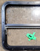 Used Black Radius Opening Window : 29 1/2" W x 21 1/4" H x 1 1/2" D - Young Farts RV Parts