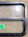 Used Black Radius Opening Window : 29 1/2" W x 21 1/4" H x 1 1/2" D - Young Farts RV Parts