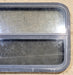 Used Black Radius Opening Window : 29 1/4" W x 21 1/4" H x 2" D - Young Farts RV Parts
