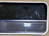 Used Black Radius Opening Window : 57 1/2" W x 20 1/4" H x 1" D - Young Farts RV Parts