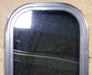 Used Black Radius Non Opening Window : 11 1/4" W x 18 1/4" H x 1" D - Young Farts RV Parts