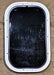 Used Black Radius Non Opening Window : 11 1/4" W x 18 1/4" H x 1" D - Young Farts RV Parts