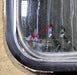 Used Black Radius Non Opening Window : 14 3/4" W x 18 1/4" H x 1 1/8" D - Young Farts RV Parts