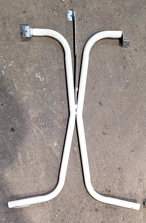 Used RV Folding Table Leg Set 27 3/4" H- OFF WHITE COLOR - Young Farts RV Parts