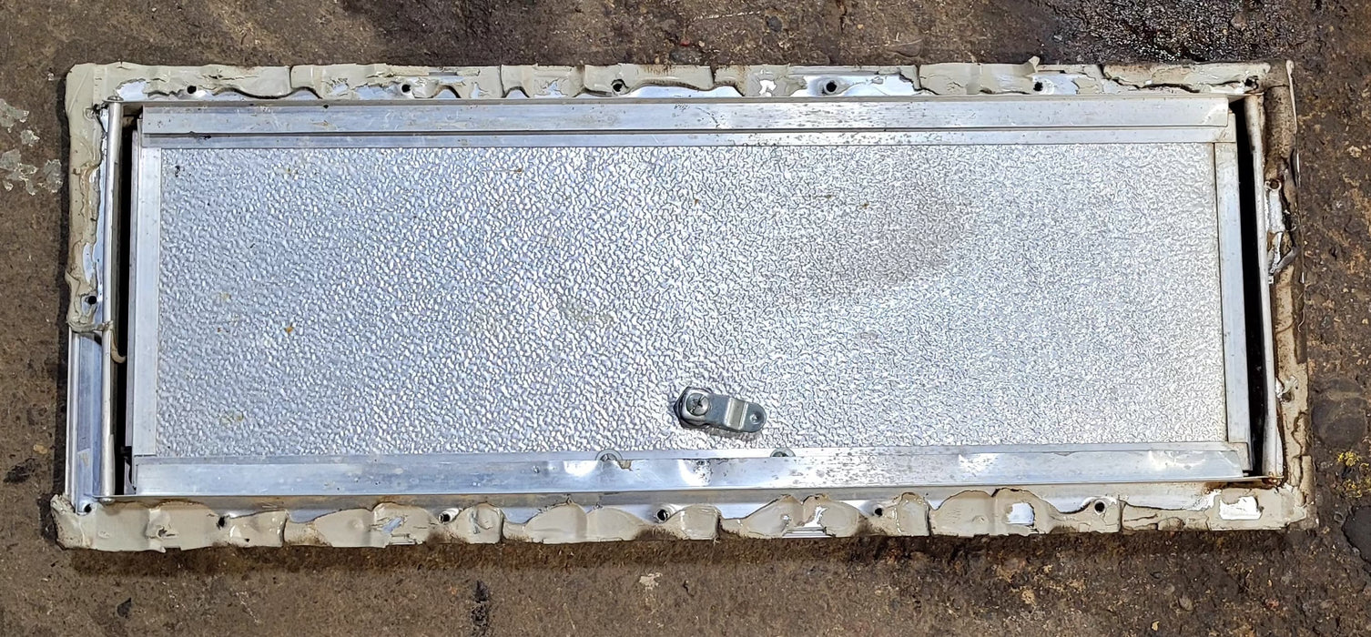 Used Square Cornered Cargo Door 24" x 8 1/4" x 3/4" D - Young Farts RV Parts