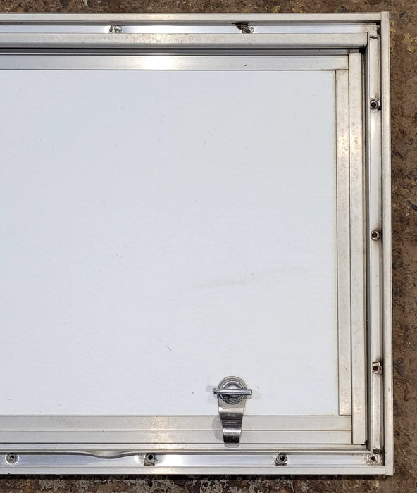 Used Square Cornered Cargo Door 18 1/4" x 13 3/4" x 3/4" D - Young Farts RV Parts