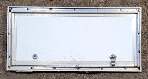 Used Square Cornered Cargo Door 24" x 10 1/2" x 3/4" D - Young Farts RV Parts