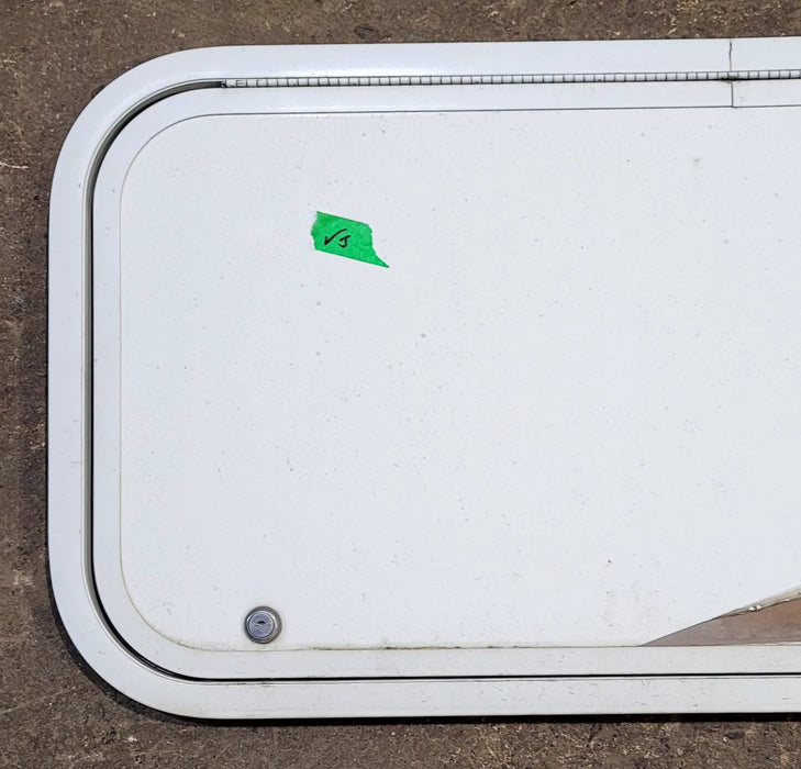Used Radius Cornered Cargo Door 31 7/8" x 14 7/8" x 7/8"D - Young Farts RV Parts