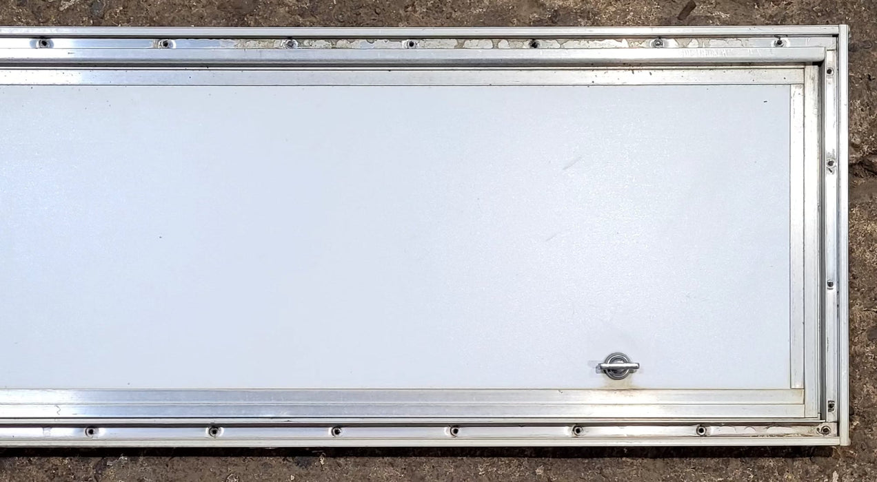 Used Square Cornered Cargo Door 48" x 11 3/4" x 3/4"D - Young Farts RV Parts